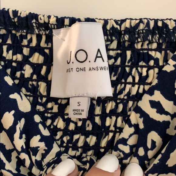 J.O.A tie front crop NWOT - Picture 3 of 3